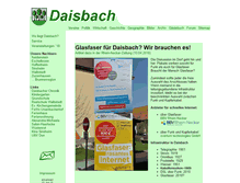 Tablet Screenshot of daisbach.de